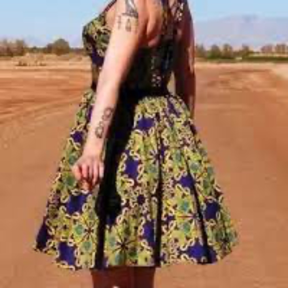 PINUP COUTURE  Cthulhu swing dress